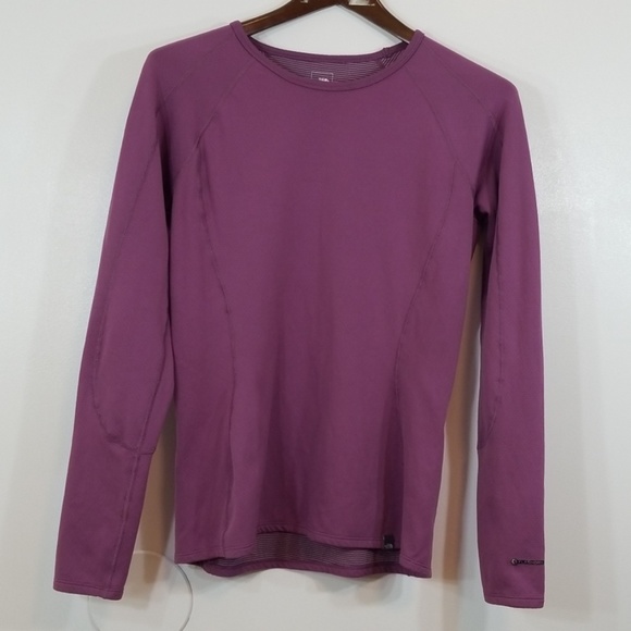 The North Face Purple FlashDry Crewneck Fleece Top - Picture 1 of 6